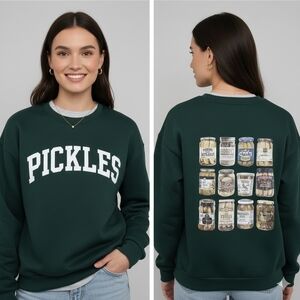 Green 'Pickles' Sweatshirt